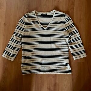 Burberry top cotton Auth size S